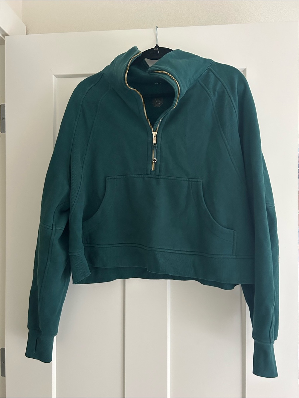 Lululemon Teal Quarter-Zip Scuba